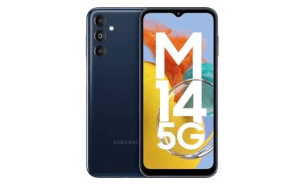 Samsung Galaxy M15 with 4GB RAM and 64GB storage, the best phone under 15000 in 2024, showcasing sleek design and features